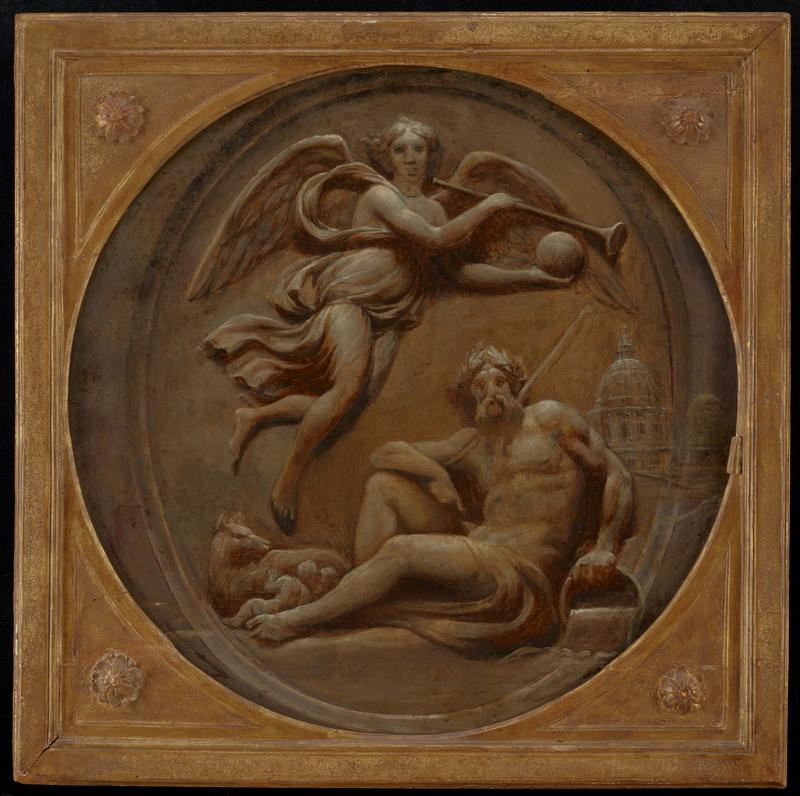 Impleat Orbem The Tiber and Fame Spreading Their Glory